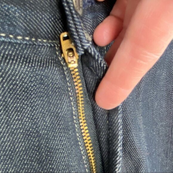 7 For All Mankind Short Austyn Relax Fit Straight Indigo Chester Jean Size 38 - Picture 6 of 10